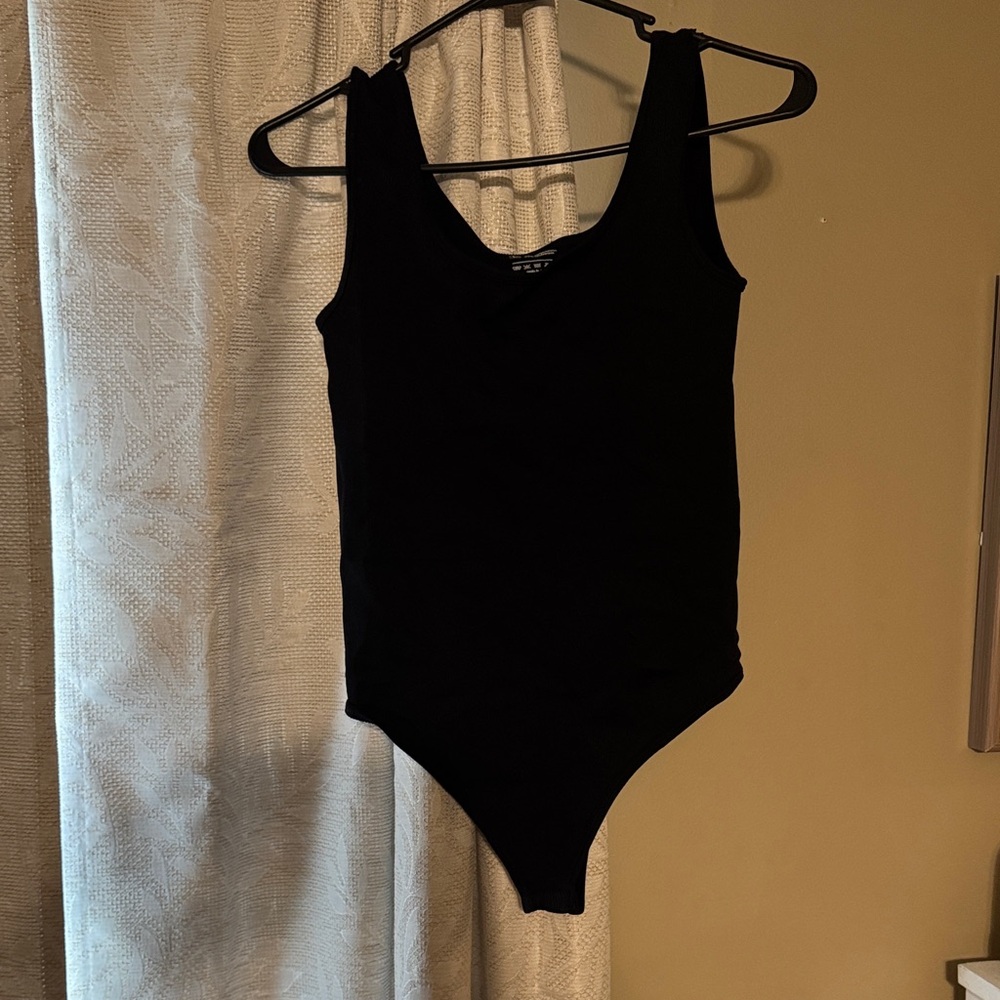Women's Black Bodysuit Tank